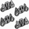 4 Pack Dishwasher Lower Rack Wheels for Maytag MDB4949SDM2 MDB4949SDH1 MDB5969SDE0 MDB7759SAS4 MDB7959SHZ0 MDB8959SFZ4 MDB8989SHZ0 Bottom Basket Dish Rack Roller Assembly