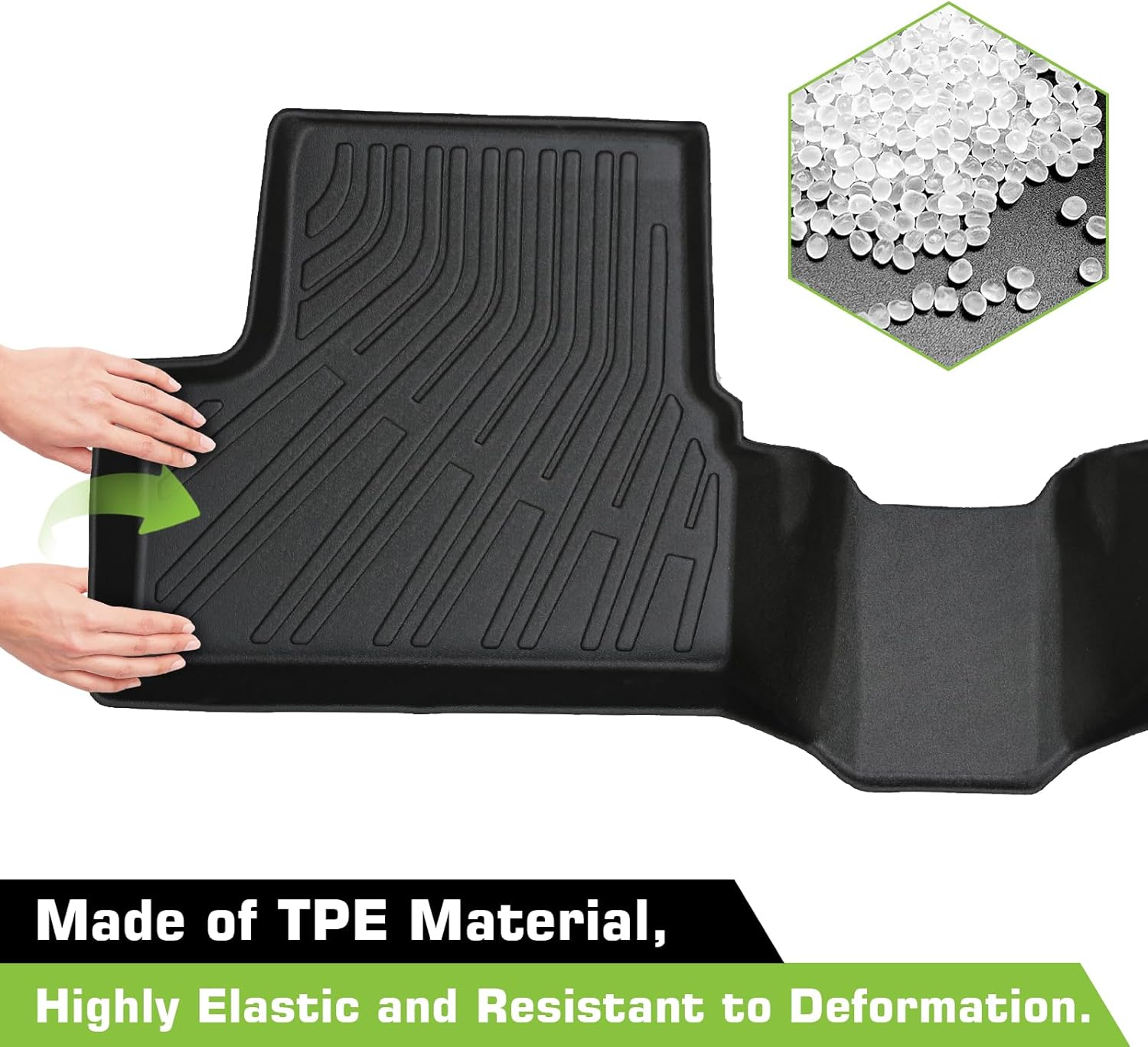 Floor Mats for Chevy Cruze 2011-2015 & Cruze Limited 2016, Heavy Duty TPE Waterproof Non-Slip All Weather Protection