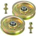 2 Pack 756-04129B Idler Pulley for Troy Bilt 42, Cub Cadet 42 Deck