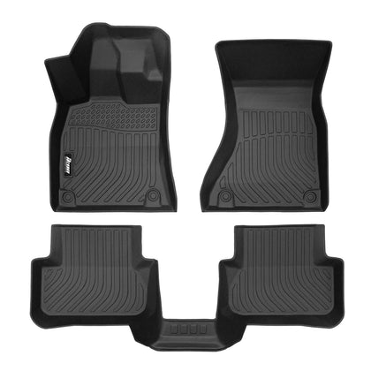 Fit 2009-2016 Audi A4/S4 Sedan& Allroad 3D TPE Floor Mat Black