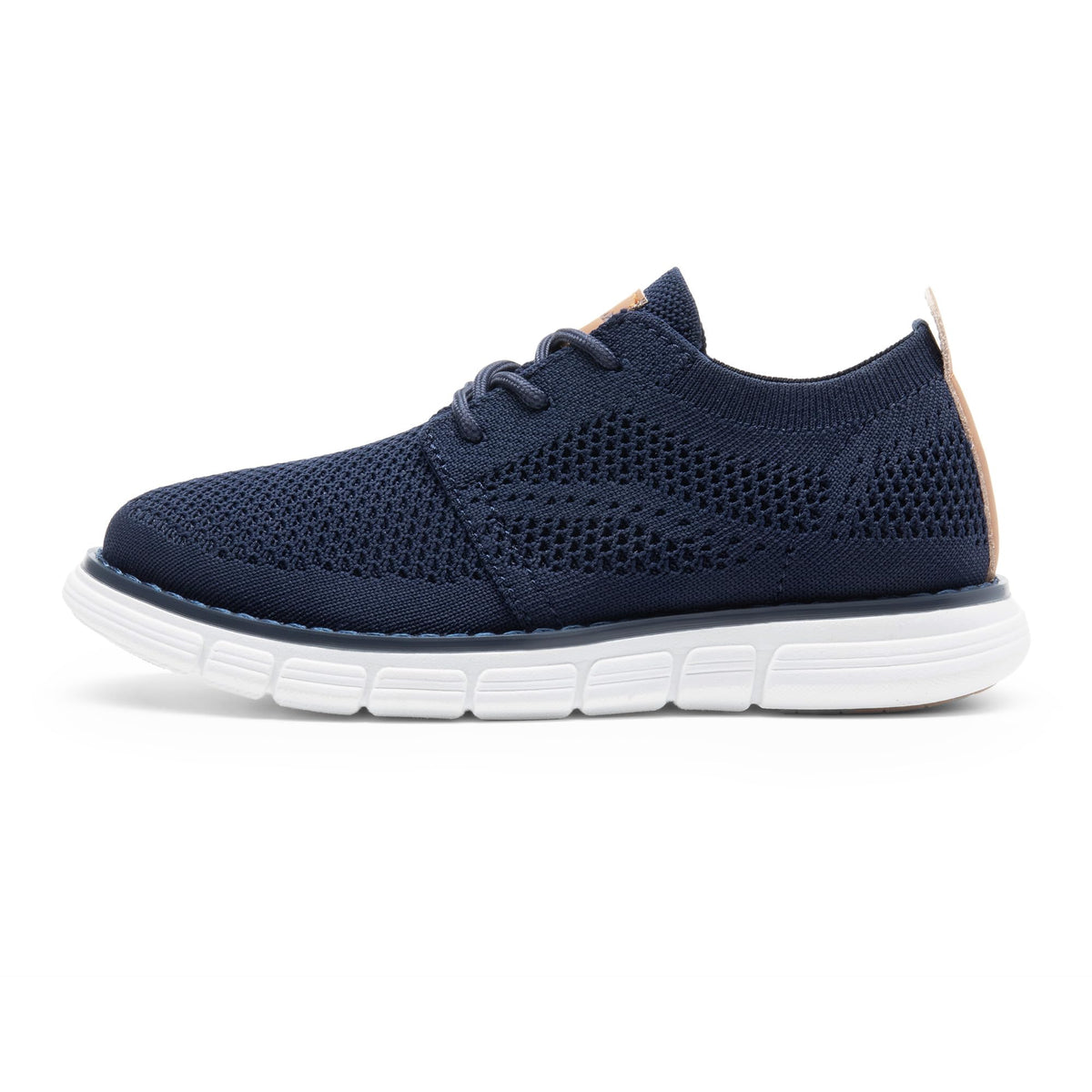 Boy's Mesh Dress Sneakers Oxfords,Navy,6 Big Kid