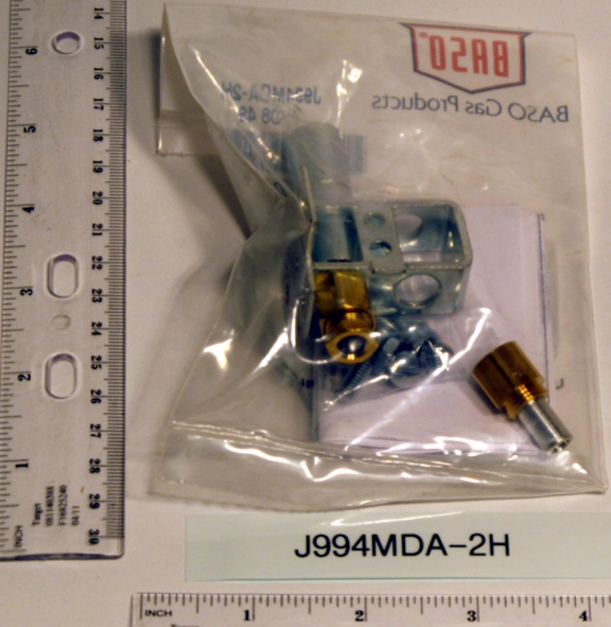 BASO J994MDA-2H Series J Combination Standing Pilot Burner, 4 Tip Position