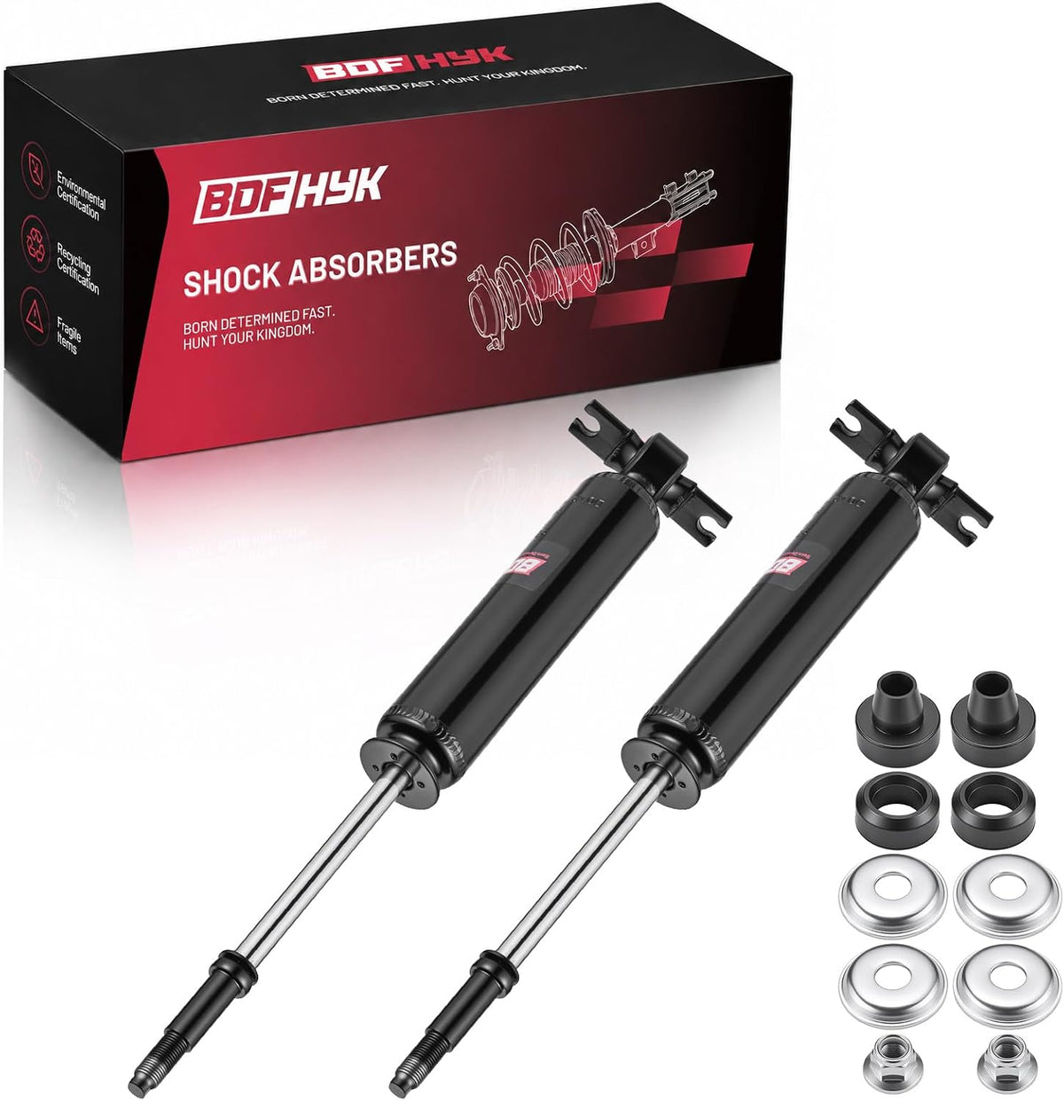 BDFHYK 2PCS RWD Front Struts Fit for Dodge Ram 1500 2002-2008