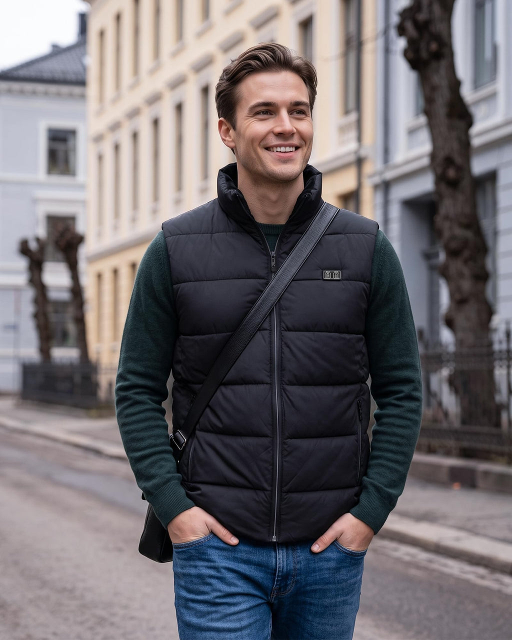 Men's Heated Vest with 10000mAh Battery Rechargeable Lightweight Warm Coat