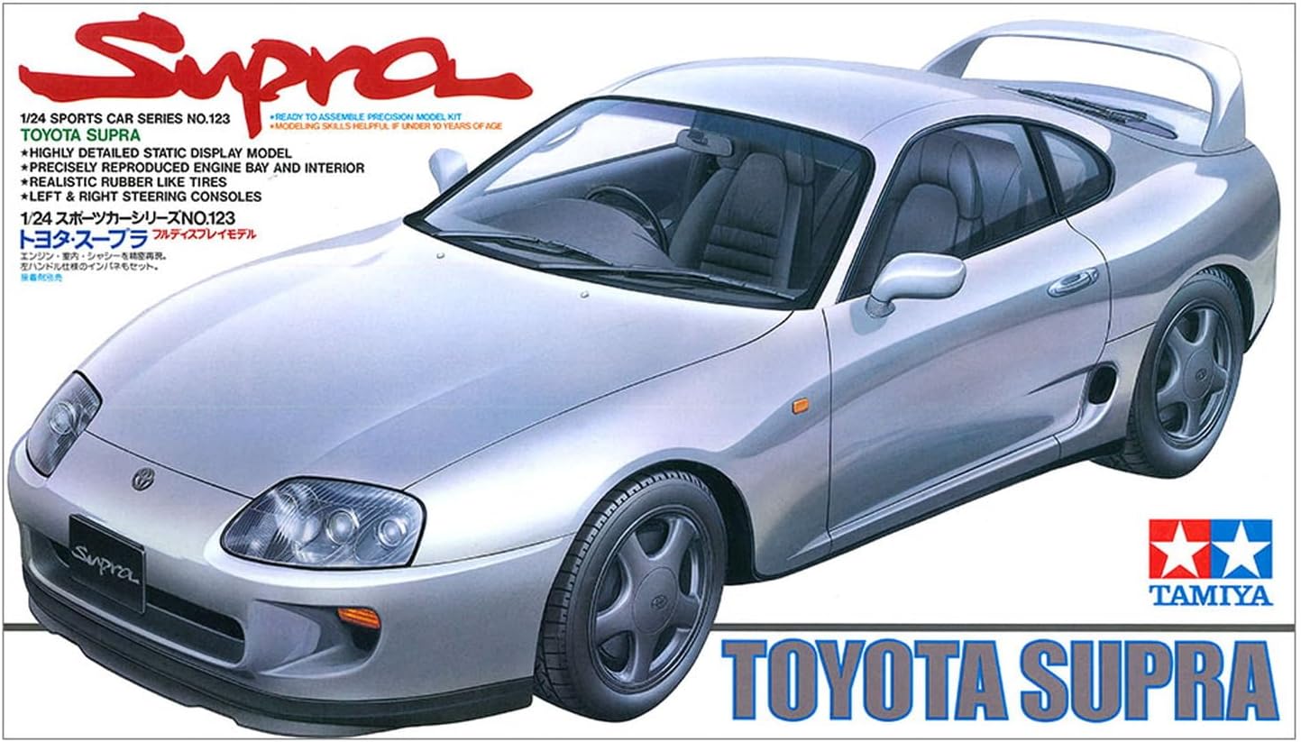 24123 1/24 Scale Sports Car Series Toyota Supra Model Kit (300024123)