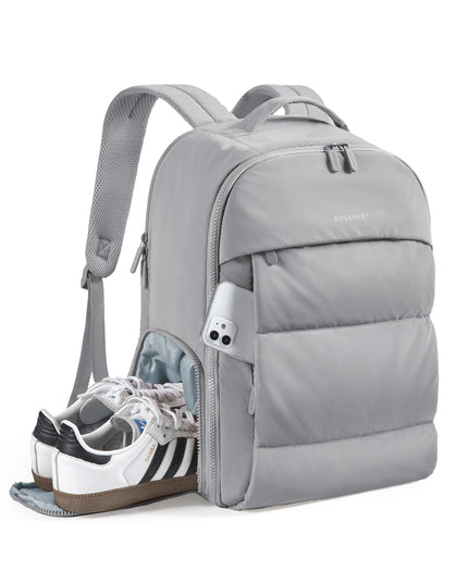 Travel Backpack for Women, Gym Backpack with Shoe Compartment