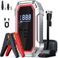 Jump Starter with Air Compressor, 5000A Peak Car Battery Jump Starter(9.0 Gas/8.0L Diesel), 160PSI 12V Jump Box Car