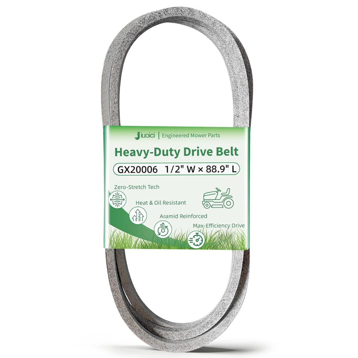GX20006 UC30568 1/2"x88.9" Heavy-Duty Mower Drive Belt Fits John Deere