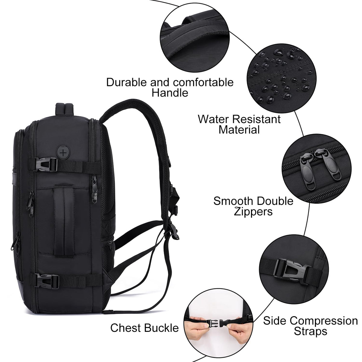 Travel Backpack for Men,TSA Carry On Backpack Flight Approved