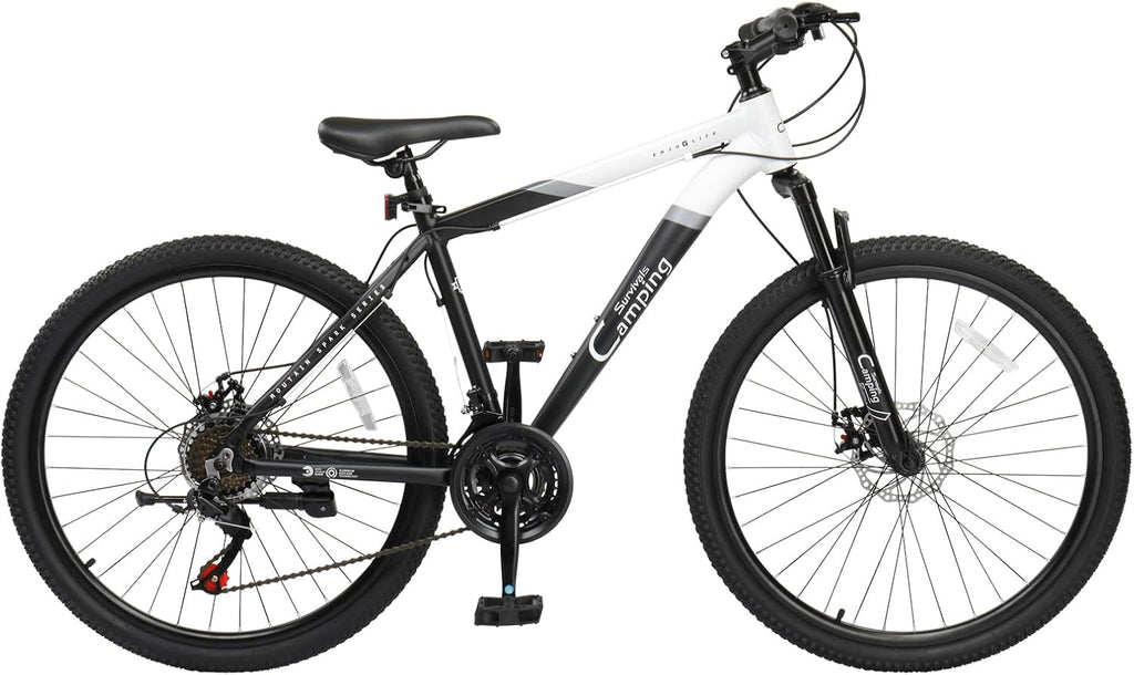 24"/26"/27.5" Bike Mountain Bike with Aluminum Frame | Ultralight Aluminum Frame, Powerful Mechanical Disc Brakes
