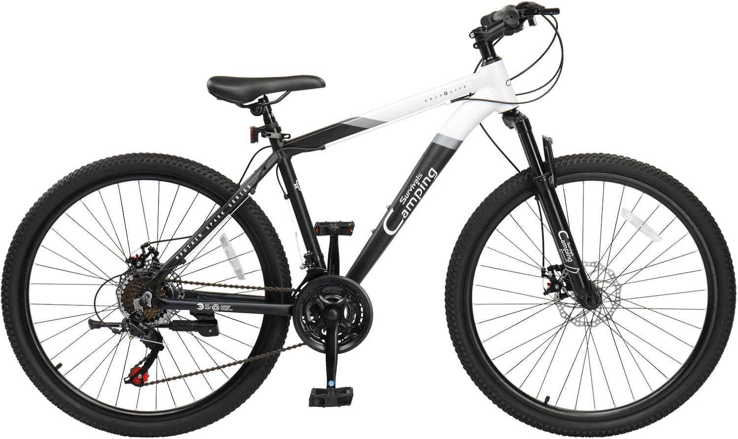 24"/26"/27.5" Bike Mountain Bike with Aluminum Frame | Ultralight Aluminum Frame, Powerful Mechanical Disc Brakes