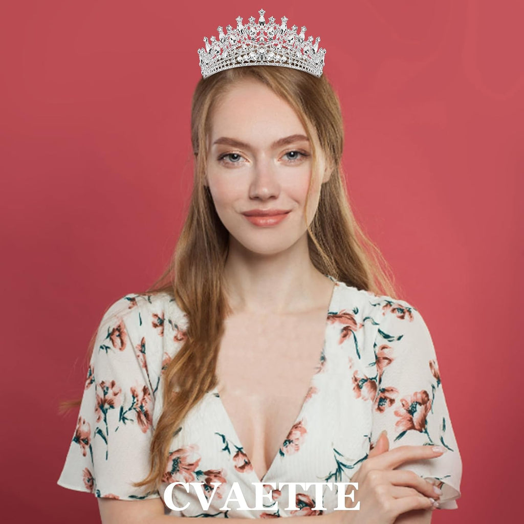 Birthday Crowns for Girls, Silver Tiaras and Crowns for Women and Girls Princess Crown and Tiara for Birthday Queen