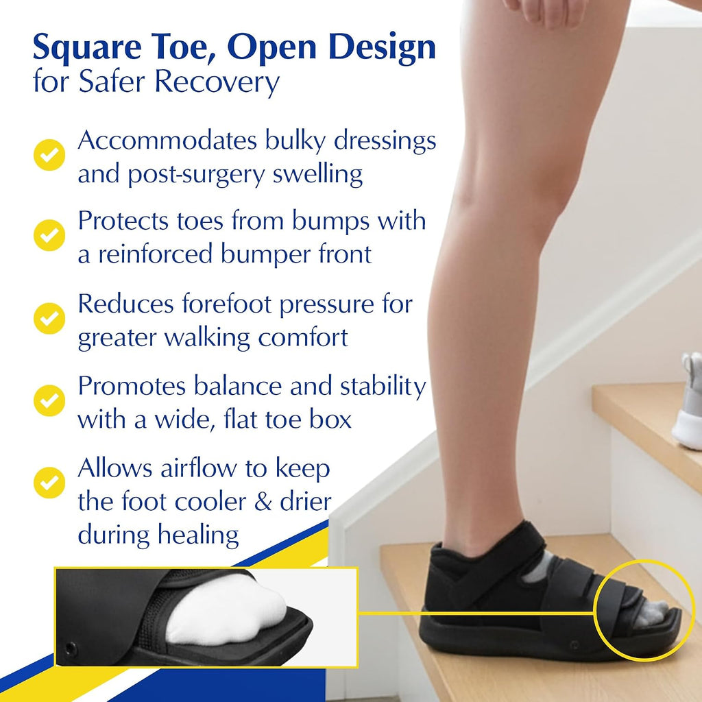 Deluxe Post Op Shoe for Broken Toe & Surgery Recovery L3260