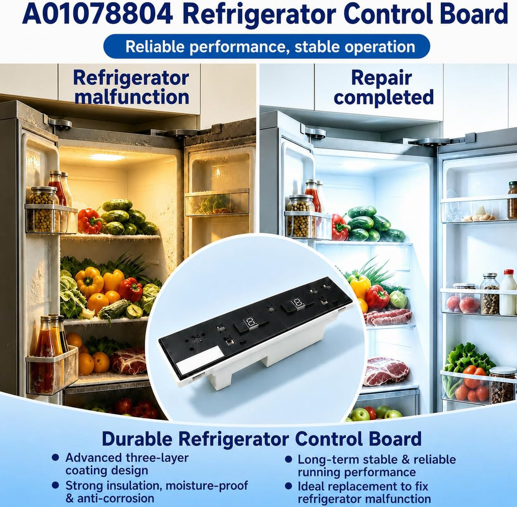 A01078804 Refrigerator Control Board, Circuit Board Suitable for Frigidaire