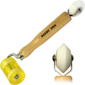 Seam Roller - Sound Deadening Roller for Automotive Cars, RV Roofs, Metal, Fiberglass, EPDM, TPO Rubber - Dual Design