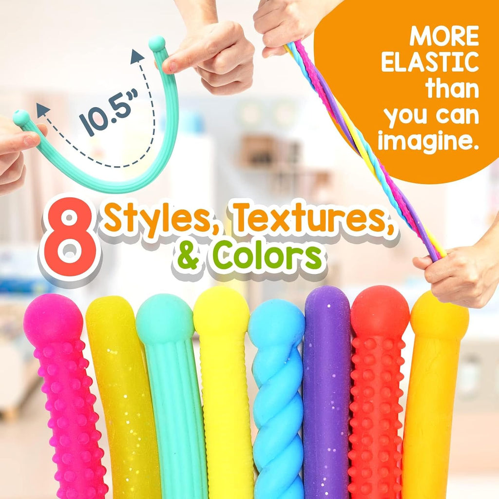 Sensory Autism Toys for Kids - Textured Stretchy Fidget Toys for Stress - Sensory Toys Special Needs for Autistic