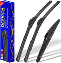 3 wipers Replacement for 2013-2018 Toyota RAV4, Windshield Wiper Blades Original Equipment Replacement - 26"/16"/10"