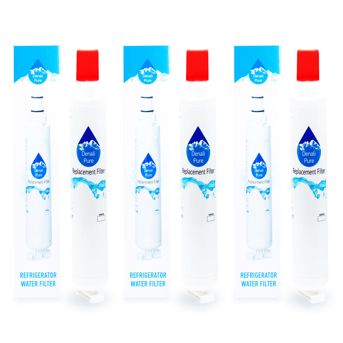 3-Pack Replacement for Whirlpool GR2FHTXTS00 Refrigerator Water Filter