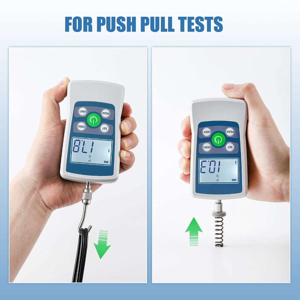 BAOSHISHAN 500N Digital Push Pull Force Gauge, High-Accuracy Tension Meter