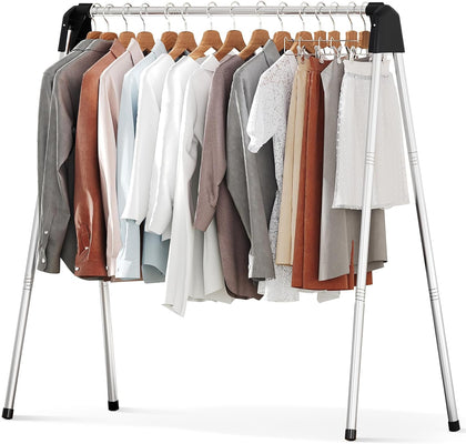 Clothes Drying Rack Foldable, Stainless Steel Laundry Drying Rack Collapsible, Clothes Hanger for Sweater Baby