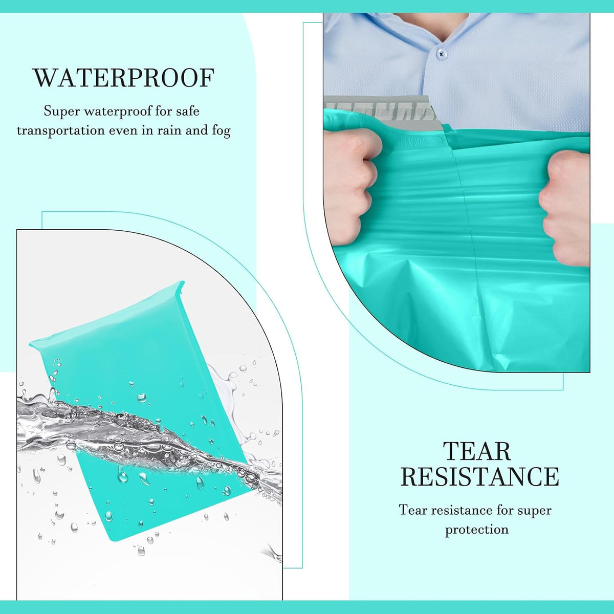 Poly Mailers 19x24 100 Pack, Large Shipping Bags for Clothes