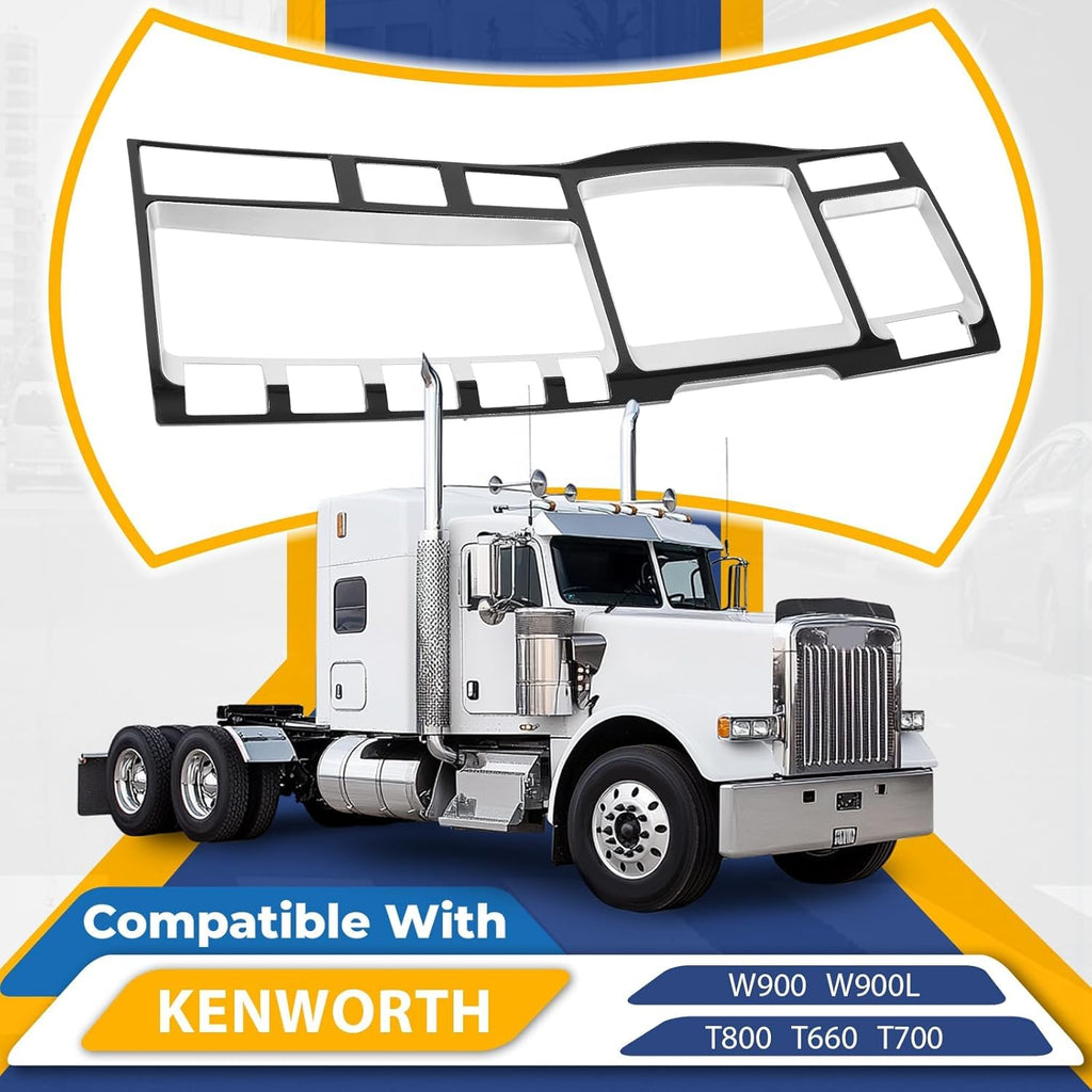 Dashborad Meter Cluster Bezel Compatible with Kenworth W900 W900L