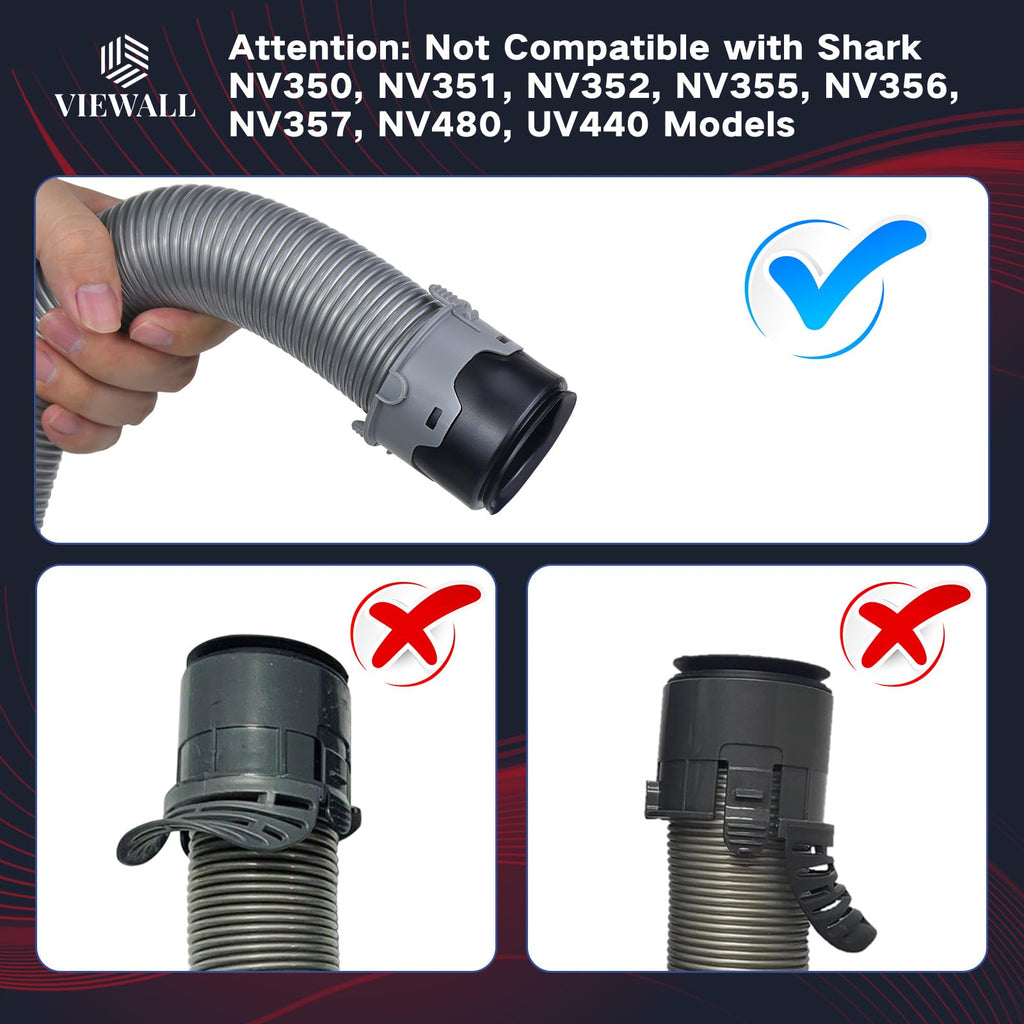 Upgraded Replacement Hose Handle for Shark UV560 UV561 NV552 NV520 NV510