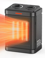 1500W Small Ceramic Space Heater,Electric Portable Indoor Heater