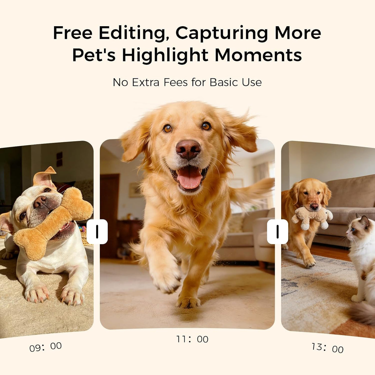 2026 3K Pet Camera Treat Dispenser, 32ft Remote Tossing for Dogs & Cats – Reduces Separation Anxiety, 360° View