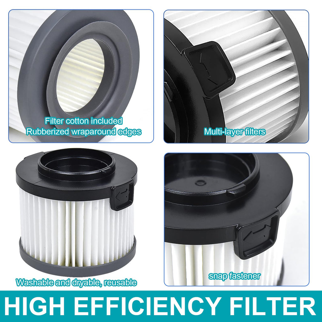 6 pack SF65 HEPA Filter Compatible for Simplicity S65/S65S/S65D/S65P Vacuum