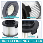6 pack SF65 HEPA Filter Compatible for Simplicity S65/S65S/S65D/S65P Vacuum