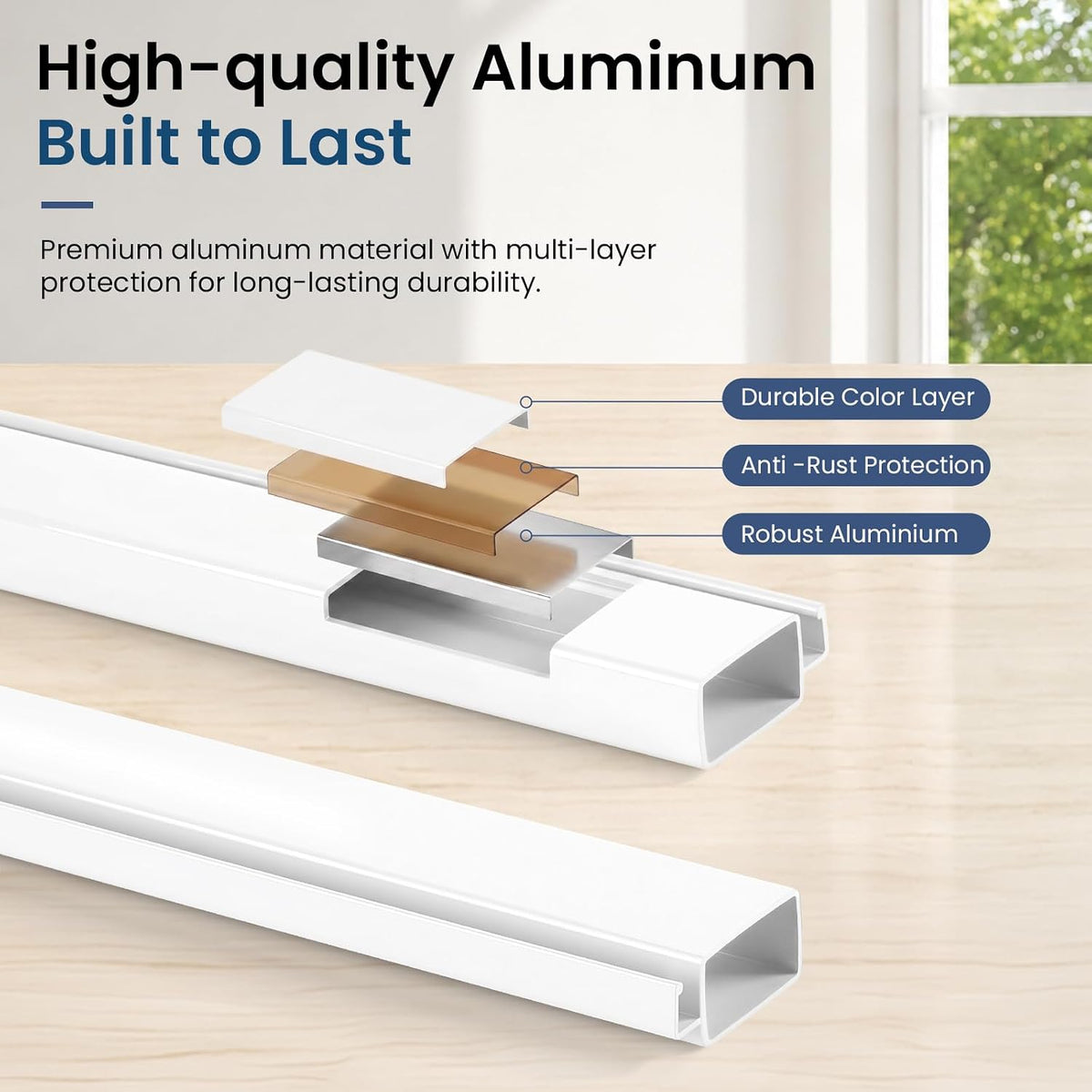 2 Sets Window Screen Frame Kit 5/16 in x 1/8 in x 36 Inch Build or Repair Window Screens – Cut to Size，No Mesh