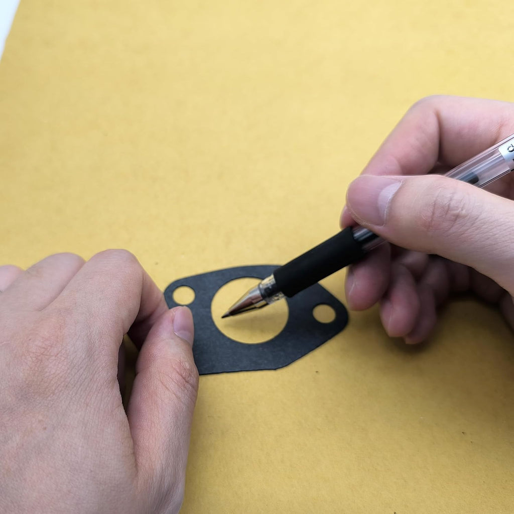 Strongthium 2PCS Gasket Material Non Asbestos Gasket Material Paper Sheets