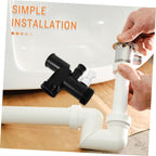Food Waste Disposer Pipe Fitting Replacement, ABS Black Bend