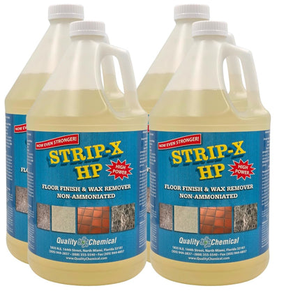 Strip-X H.P. High Power, Low Odor Floor Stripper & Wax Remover-4 Gallon case