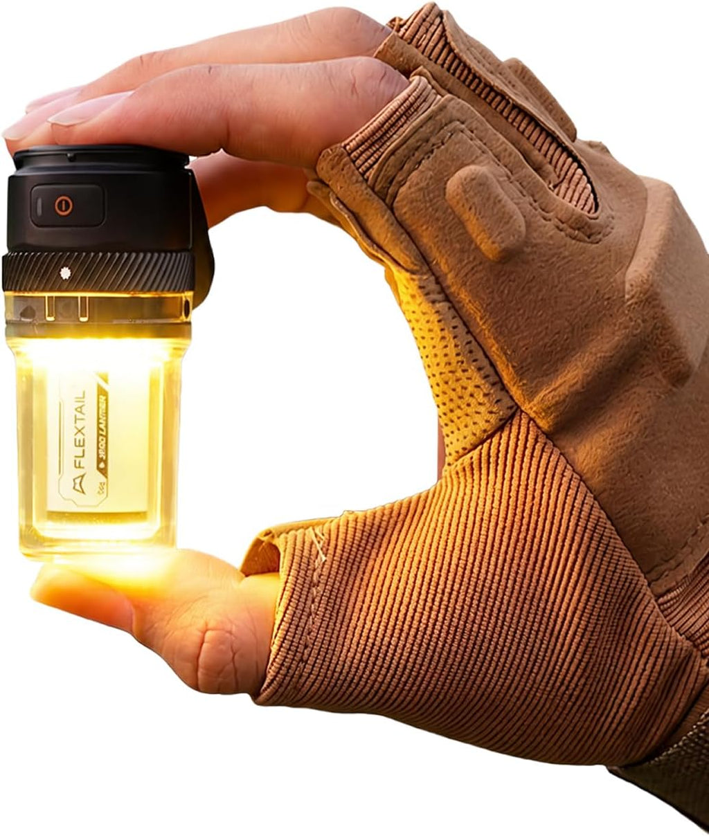 Zero Lantern, Portable LED Camping Lantern, Lightweight Waterproof LED Flashlight for Outdoor, Rechargeable Hurricane