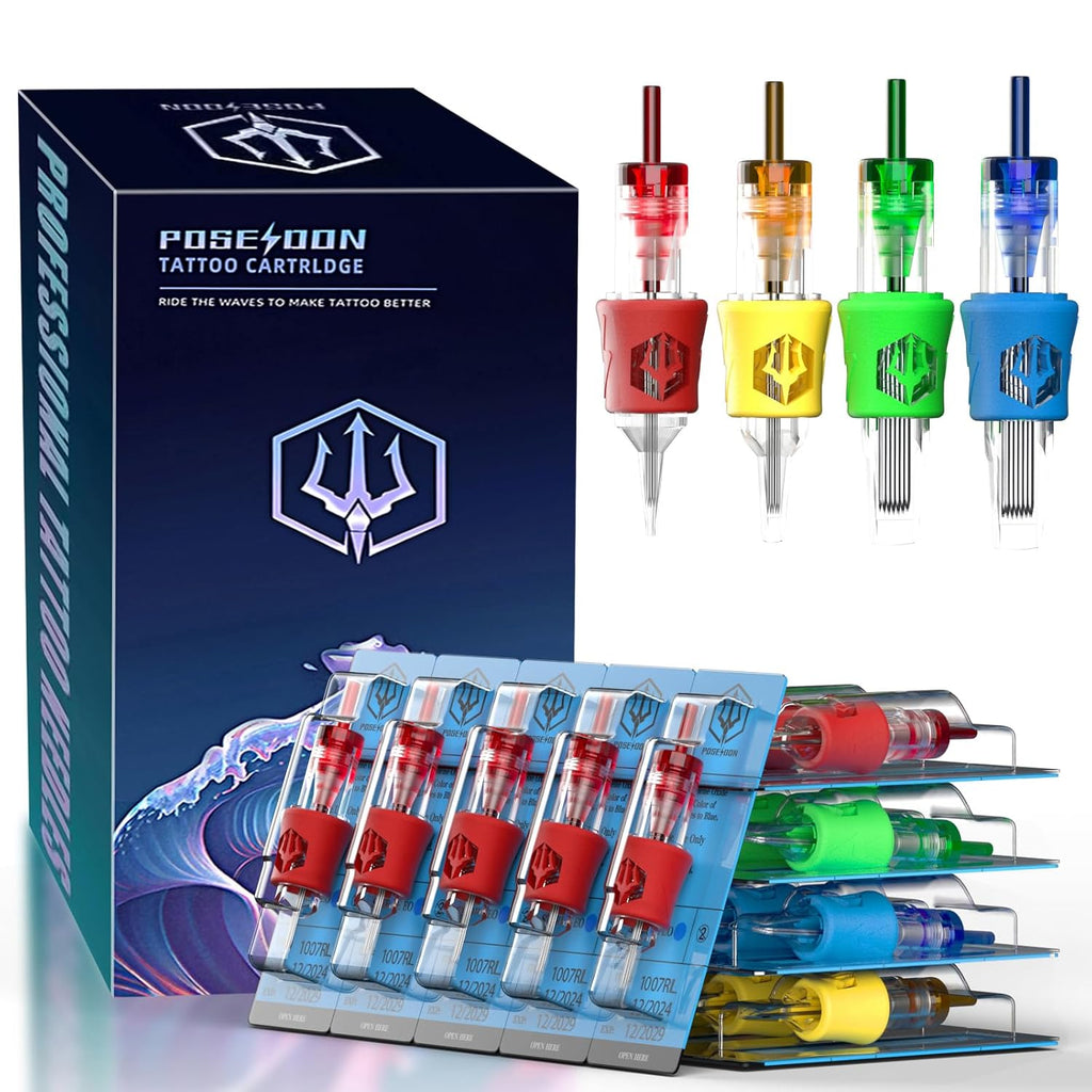 Tattoo Cartridge Needles 50PCS, Assorted RL RS RM M1