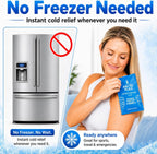 Breakable Ice Packs - Disposable Instant Cold Packs (24 Count)