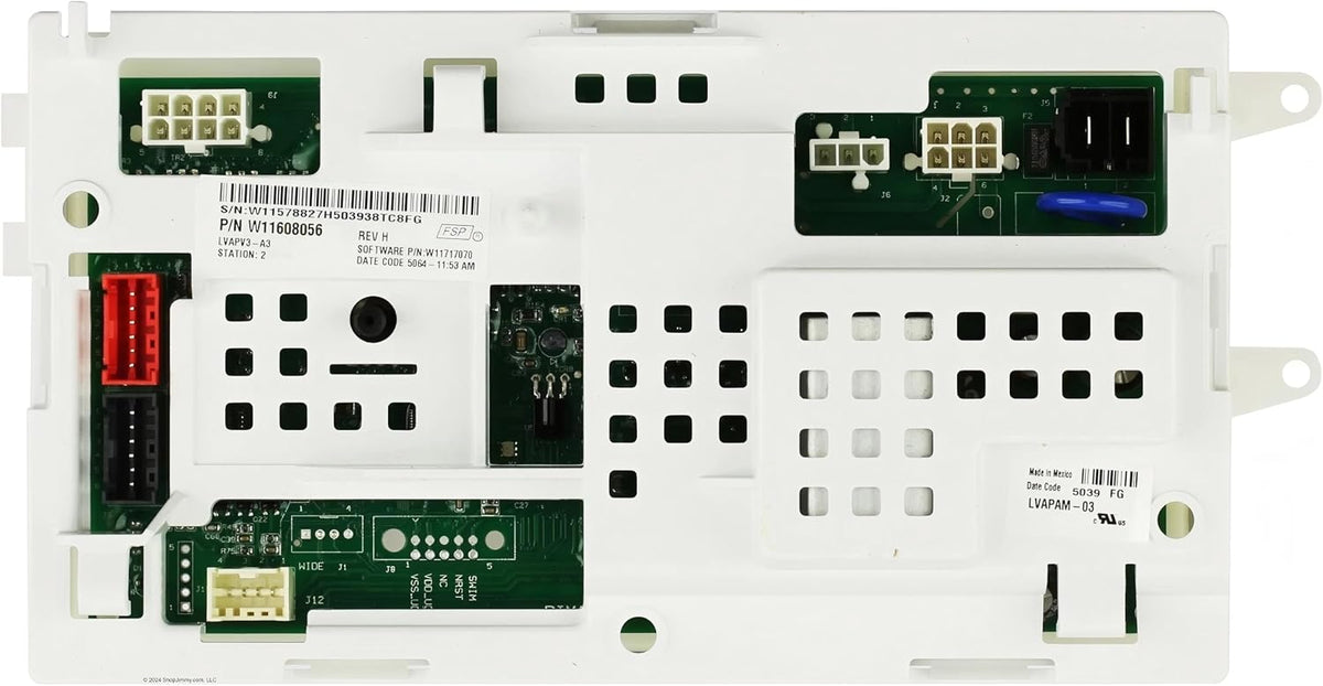 W11608056 for Whirlpool Washer Control Board WTW4950HW1 WTW4950HW2 WTW4950HW3