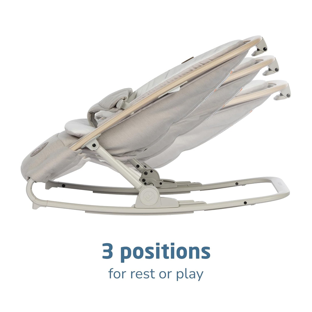 Kori 2-in-1 Baby Bouncer Seat for Infants, Baby Rocker Chair, Portable Bouncer Chair, Classic Oat