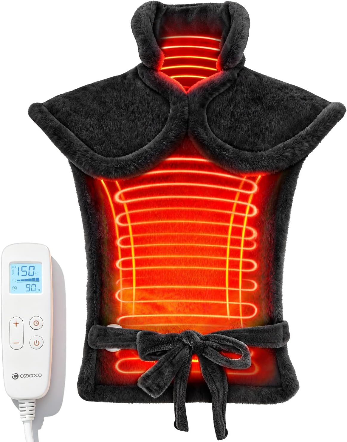 HSA Approved Heating Pad for Neck and Shoulders and Back, 24"x33"