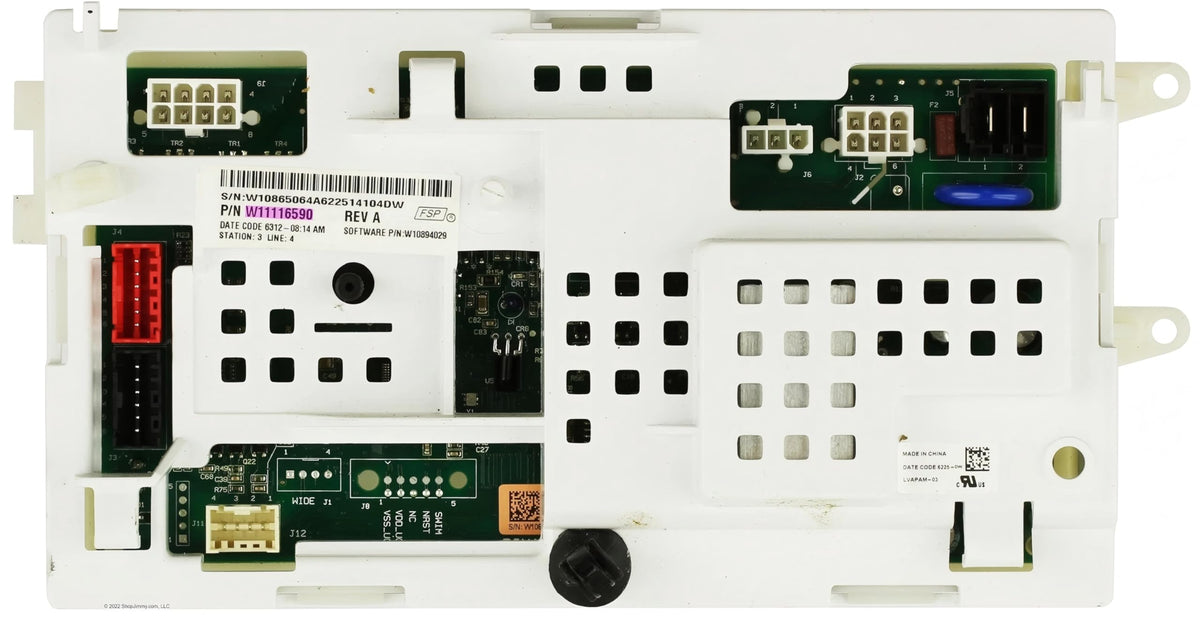 W11116590 for Whirlpool Washer Control Board