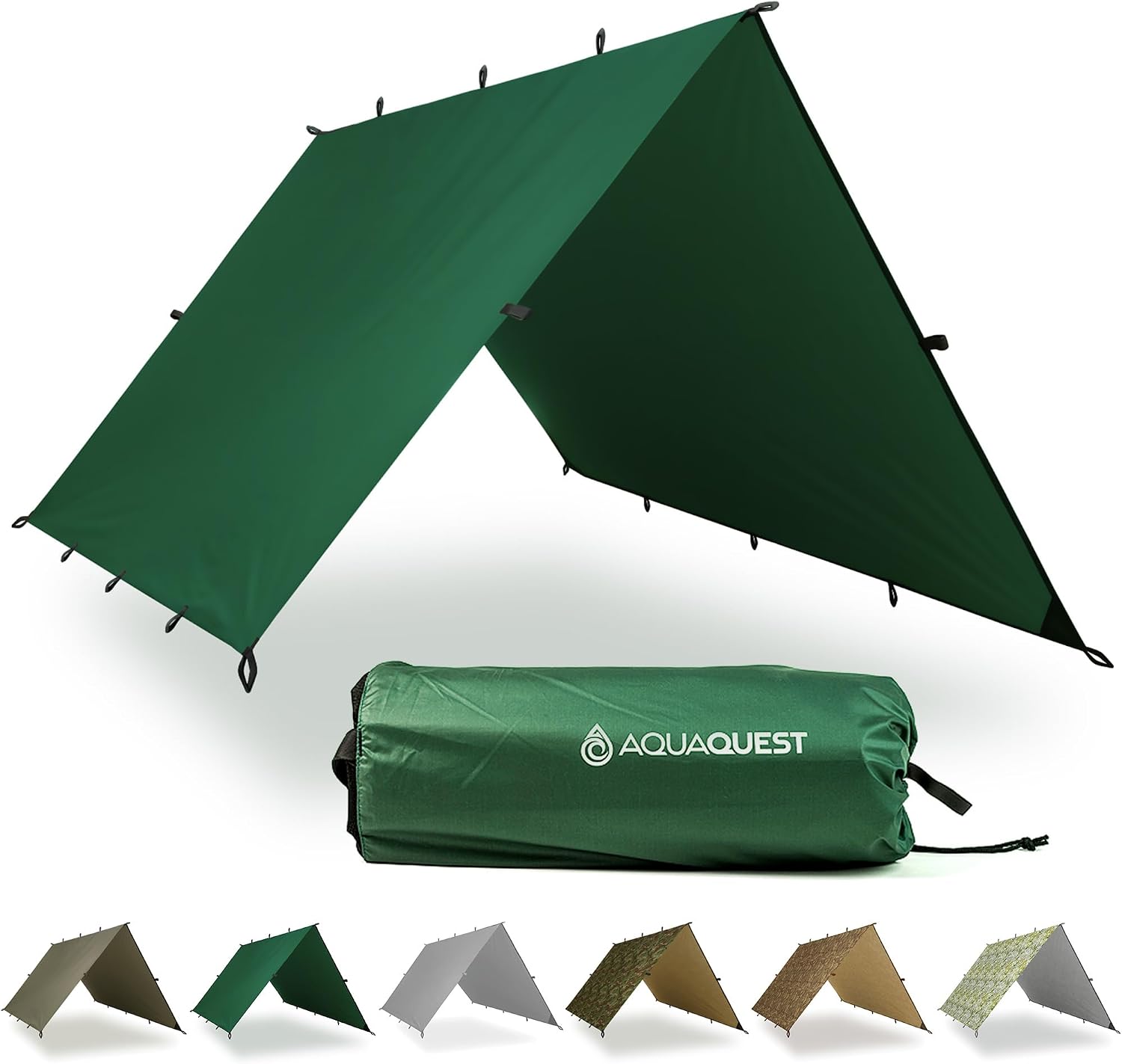 Safari Tarp – Lightweight Waterproof (5,000mm) Seam-Taped Ripstop Rain Fly for Backpacking, Thru-Hiking & Hammock