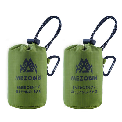 Emergency Sleeping Bag Survival Bivy Sack Use as Emergency Blanket Lightweight Survival Gear for Outdoor Hiking