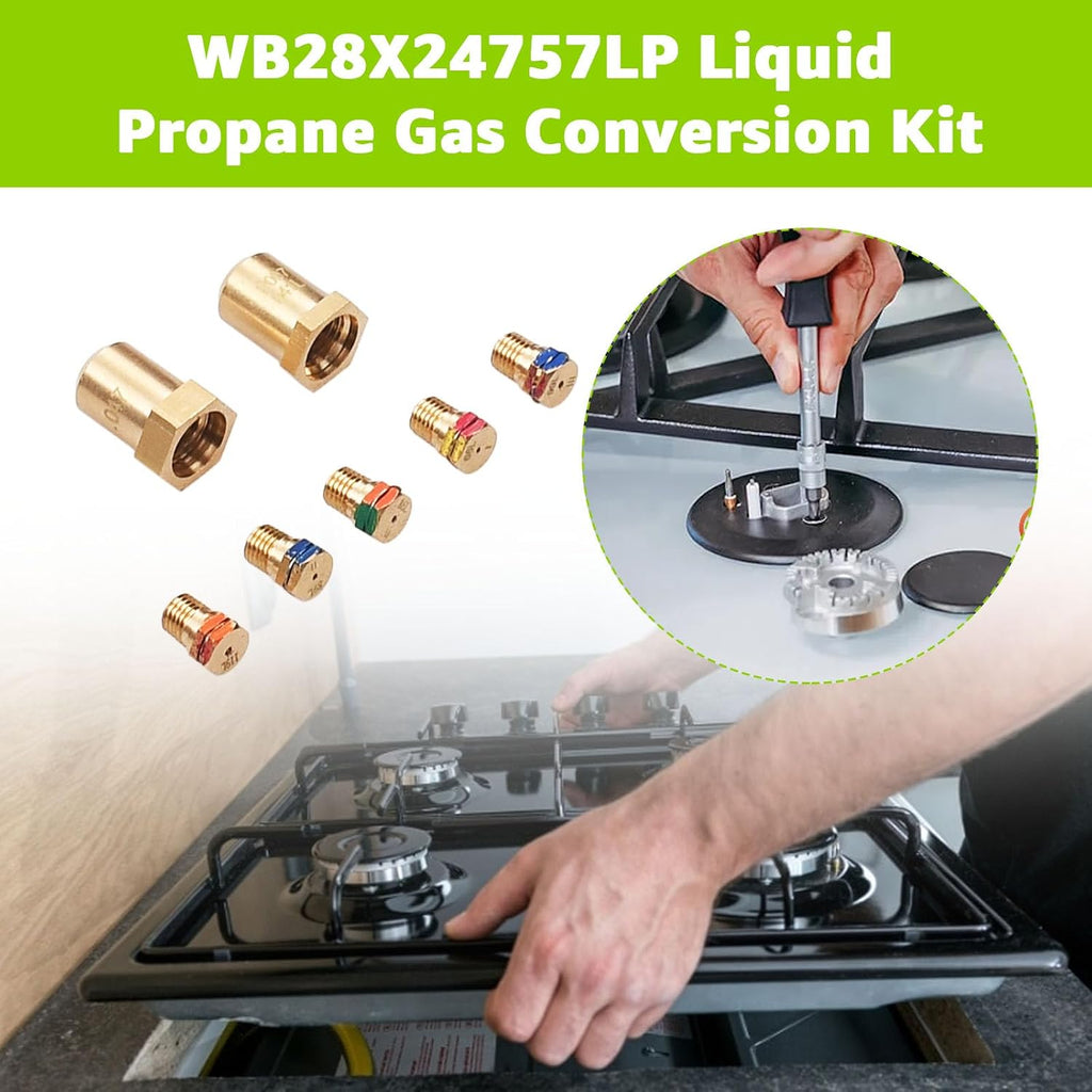 WB28X24757 LP Liquid Propane Gas Conversion Kit Compatible with GE Stove