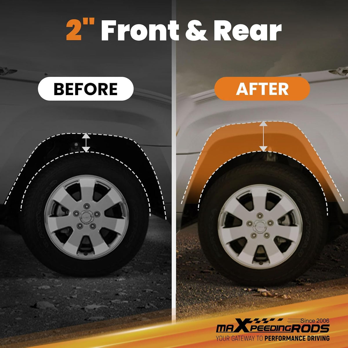 maXpeedingrods 2" Lift Kit for Subaru Legacy Outback 2005-2009