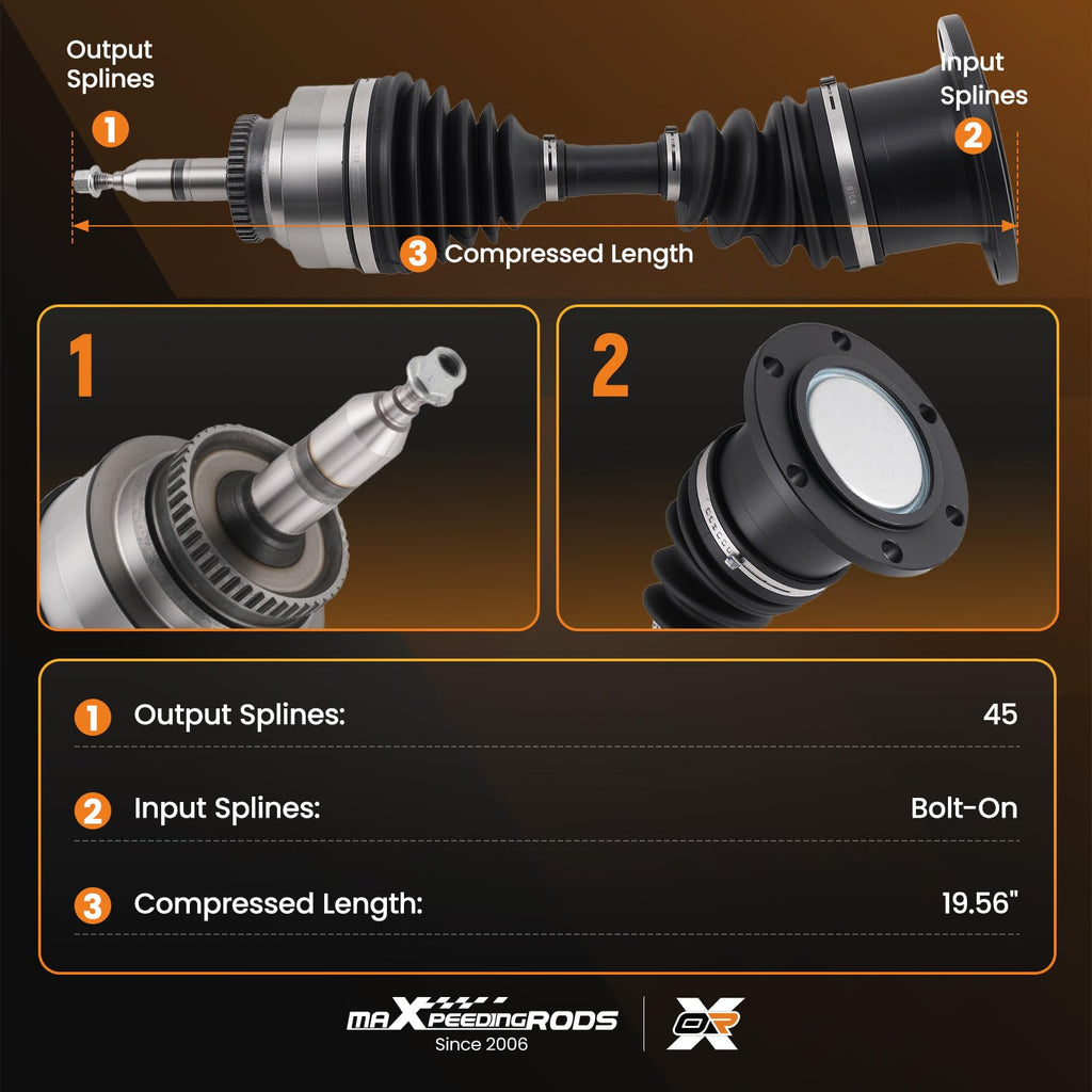 maXpeedingrods Front Left or Right CV Axle Assembly for Ford Expedition