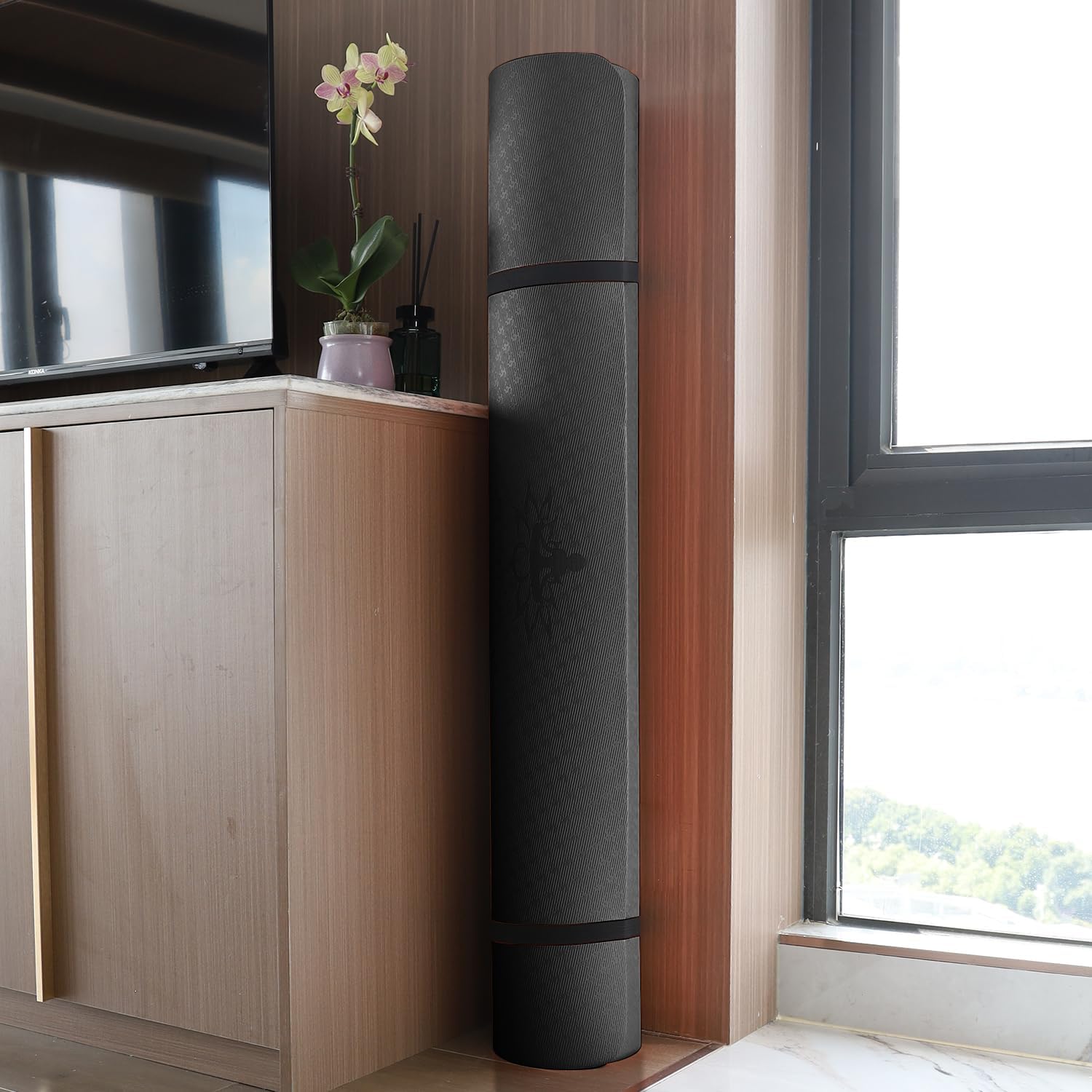Large TPE Yoga Mat 6'x4'x1/2" Extra Thick Non-Slip Exercise Mat