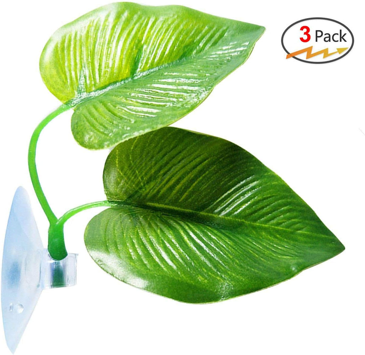 3 Pack Betta Fish Leaf Pad Improves Betta's Health by Simulating The Natural Habitat - Natural, Organic, Comfortable