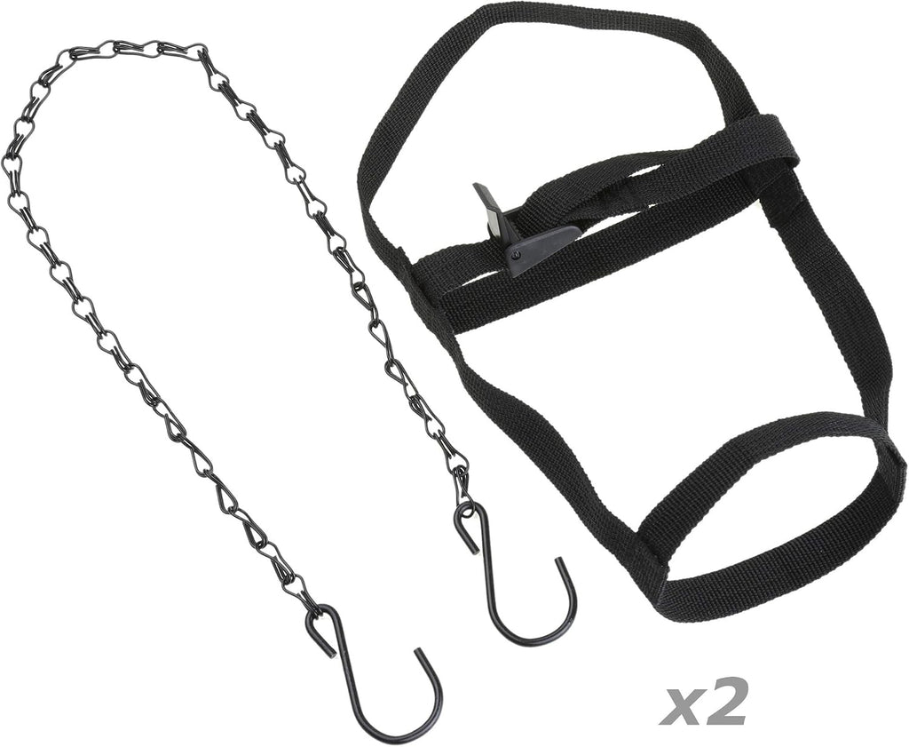1 Pair Chicken Hanging Straps for Chicken Waterer Feeder Harness Chick Brooder Coop Cage Does NOT Include Bottle Or Base